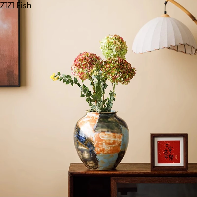 Oil Painting Ceramic Vase Hydroponic Vases Artistic Flower Vessels Flowers Arrangement Decorative Vase Dried Flower Vases Crafts
Oil Painting Ceramic Vase Hydroponic Vases Artistic Flower Vessels Flowers Arrangement Decorative Vase Dried Flower Vases Crafts