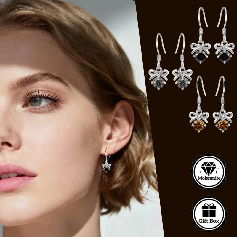 LAMVOICE jewelry for women/earrings with 1 carat moissanite Hypoallergenic hook christmas gift for high quality jewelry
LAMVOICE jewelry for women/earrings with 1 carat moissanite Hypoallergenic hook christmas gift for high quality jewelry