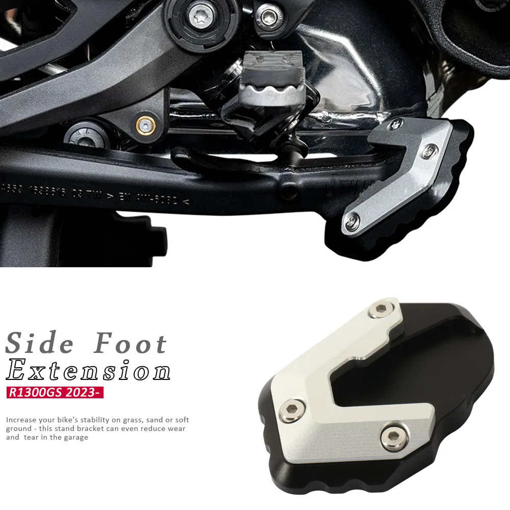 Motorcycle Aluminum Side Stand Foot Extension Kickstand Pad Accessories For BMW R1300 GS R1300GS R 1300 GS 2023 2024
Motorcycle Aluminum Side Stand Foot Extension Kickstand Pad Accessories For BMW R1300 GS R1300GS R 1300 GS 2023 2024