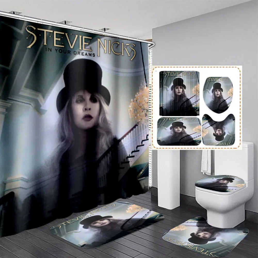 Занавески для душа STEVIE NICKS 3D, водонепроницаемые занавески для ванной, Противоскользящий коврик для ванной, коврик для туалета, ковер, домашний декор
Занавески для душа STEVIE NICKS 3D, водонепроницаемые занавески для ванной, Противоскользящий коврик для ванной, коврик для туалета, ковер, домашний декор