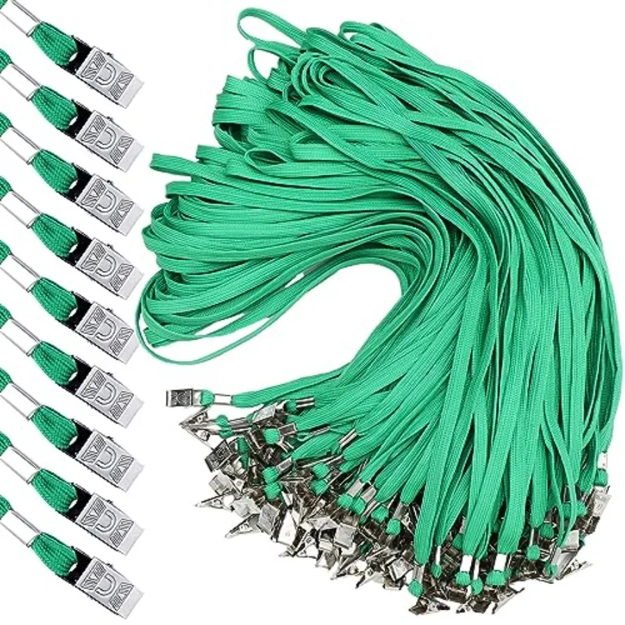 300 Pcs Lanyards Clips Bulk for ID Name Badge Holder Lanyards Flat with Swivel Hook for Office School
300 Pcs Lanyards Clips Bulk for ID Name Badge Holder Lanyards Flat with Swivel Hook for Office School