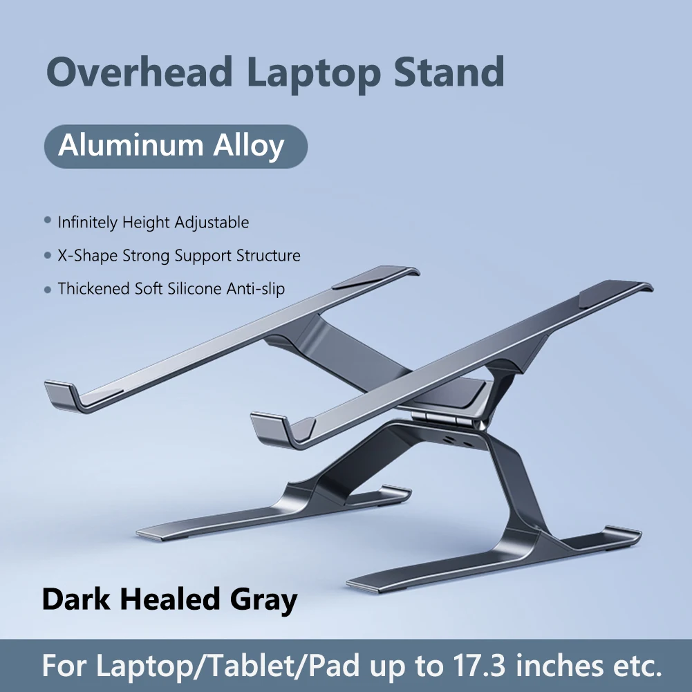 Laptop Stand Adjustable Computer Stand Aluminum Alloy Portable Notebook Stand for 10-17.3Inch Laptops
Laptop Stand Adjustable Computer Stand Aluminum Alloy Portable Notebook Stand for 10-17.3Inch Laptops