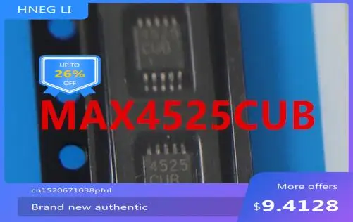 Новинка 100%, продукция высокого качества MAX4525 MAX4525CUB MSOP10, модуль, новинка, продукция высокого качества
Новинка 100%, продукция высокого качества MAX4525 MAX4525CUB MSOP10, модуль, новинка, продукция высокого качества