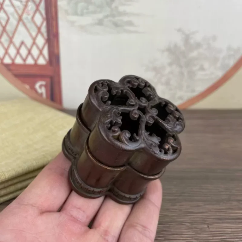 Antique Copper Hollow Mini Plum Blossom Aromatherapy Stove incense burner Decoration Home Desktop Creative Crafts
Antique Copper Hollow Mini Plum Blossom Aromatherapy Stove incense burner Decoration Home Desktop Creative Crafts
