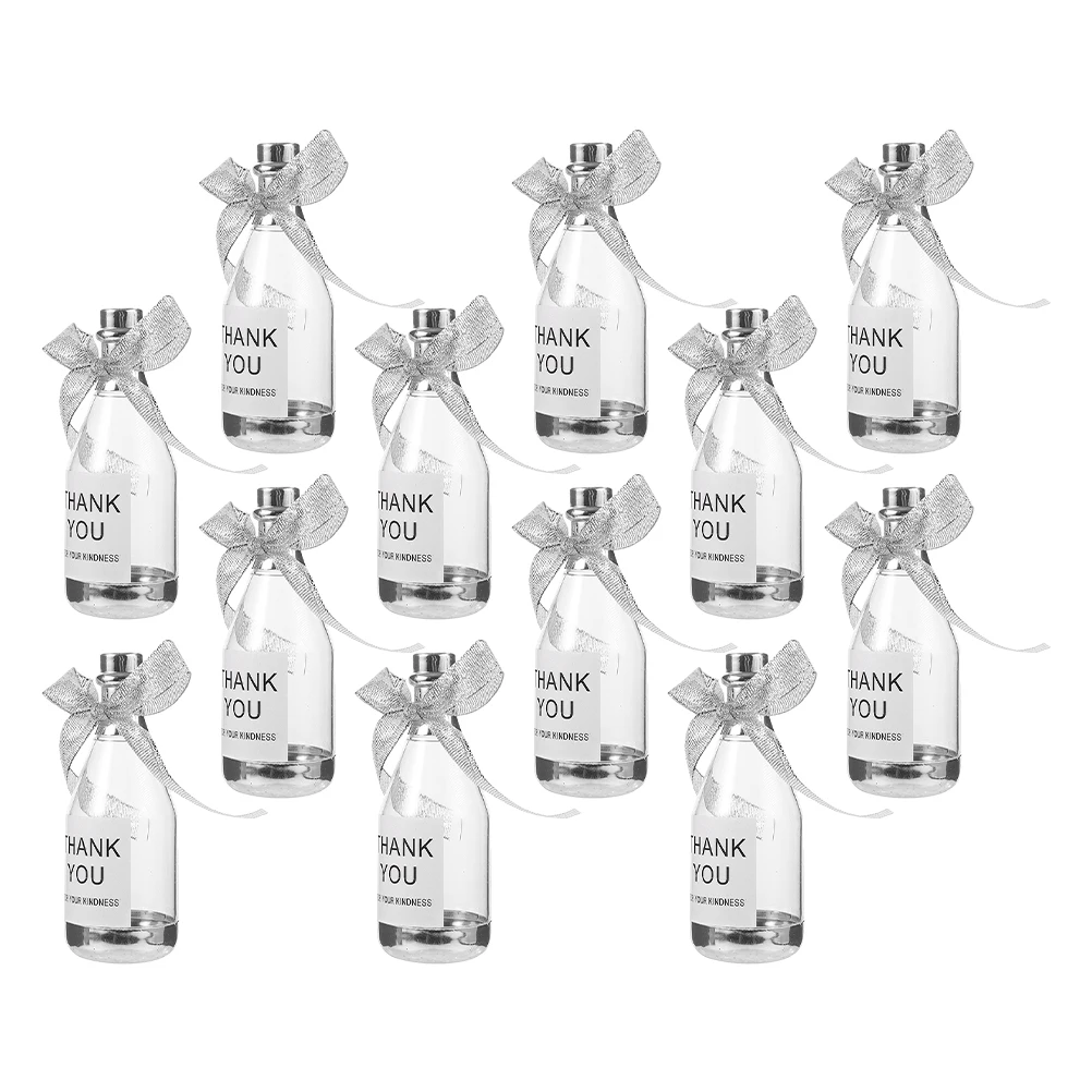 12pcs Transparent Bottle Candy Boxes Wedding Party Favors Clear Plastic Reusable Gift Packaging Containers
12pcs Transparent Bottle Candy Boxes Wedding Party Favors Clear Plastic Reusable Gift Packaging Containers