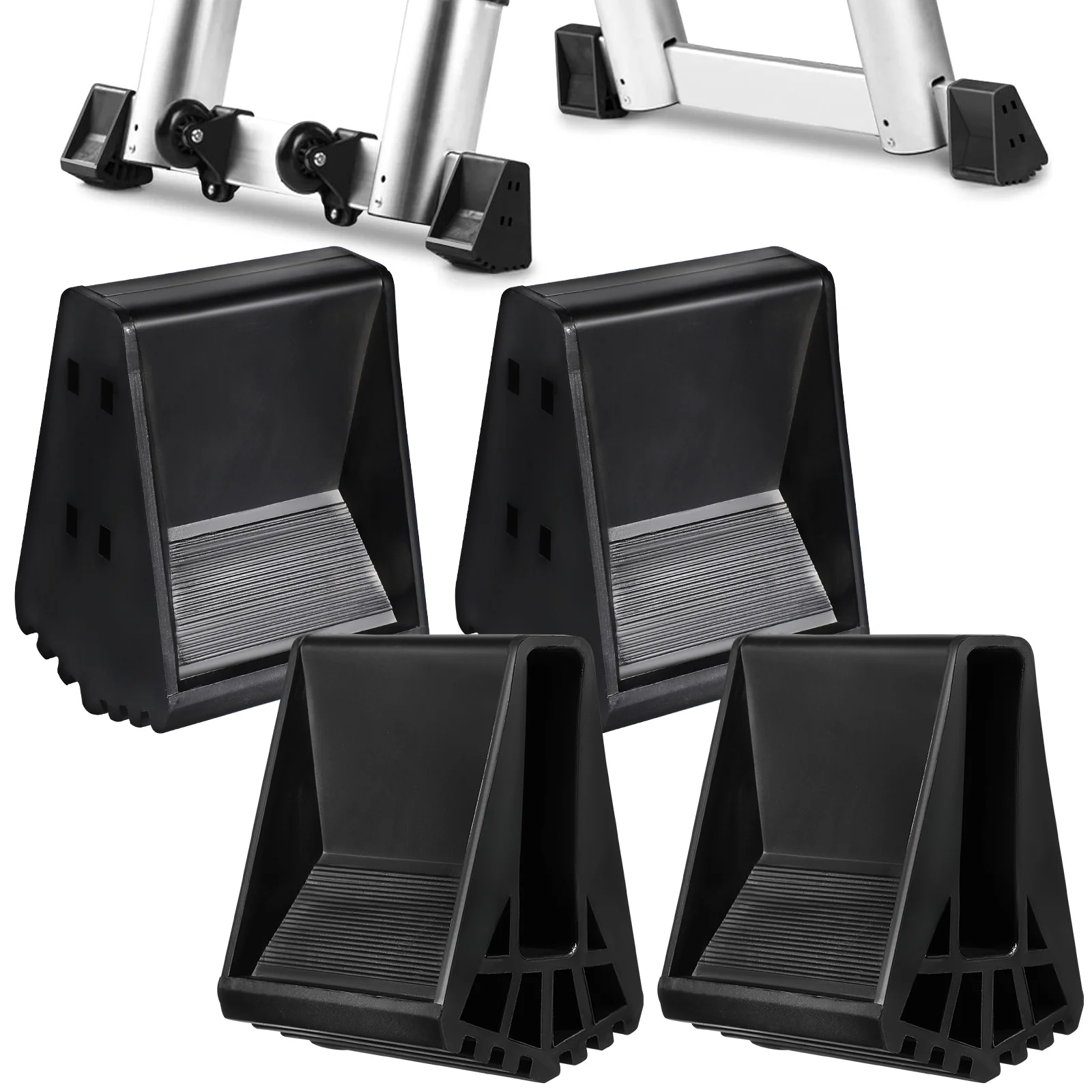 4pcs AntiSlip Ladder Feet Covers Rubber Pads HeavyDuty Traction Protectors Extension End Caps NonSlip Stabilizer Bumpers
4pcs AntiSlip Ladder Feet Covers Rubber Pads HeavyDuty Traction Protectors Extension End Caps NonSlip Stabilizer Bumpers