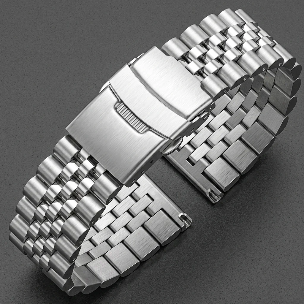 Solid Stainless Steel Watch Bracelet 18 20 22 24mm Straight End Metal Replacement Strap Safety Clasp for Diver Watches
Solid Stainless Steel Watch Bracelet 18 20 22 24mm Straight End Metal Replacement Strap Safety Clasp for Diver Watches