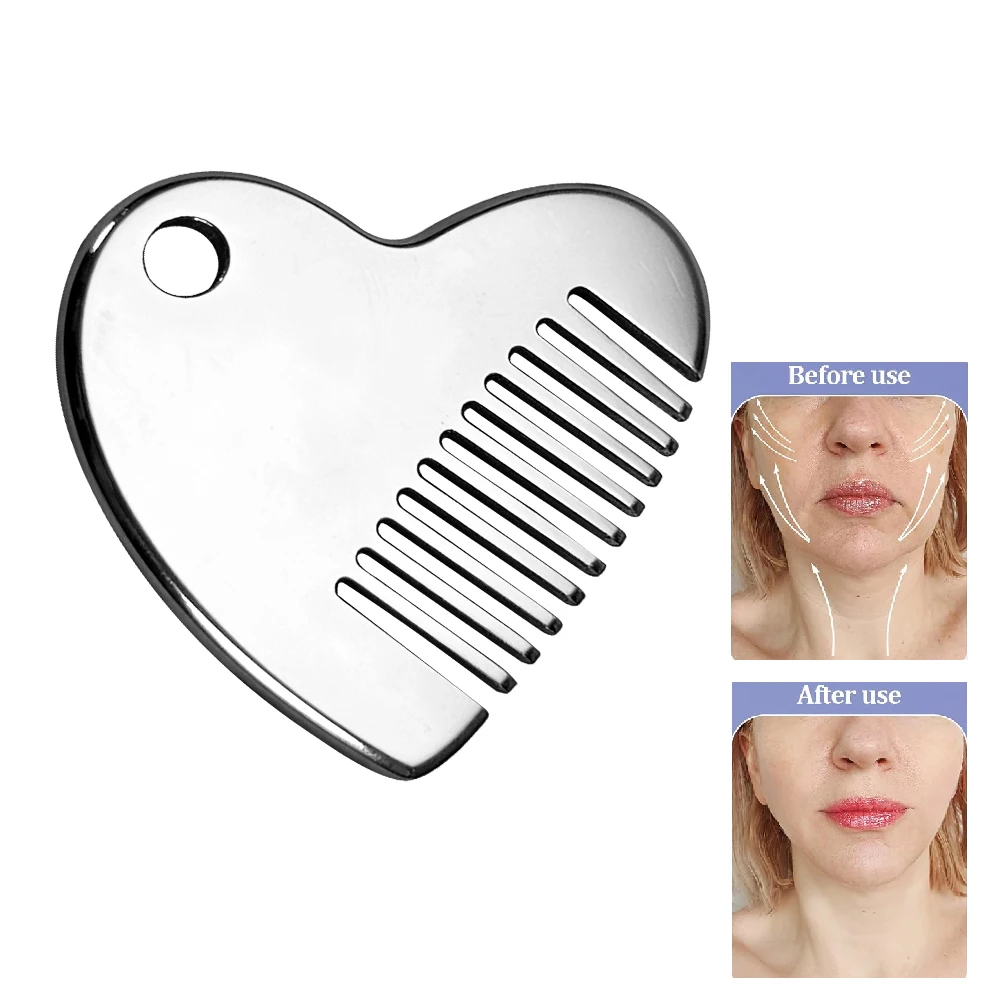 1pcs Stainless Steel Gua Sha Tool,Facial Sculpting & Lifting Massage Tool,Metal Gua Sha for Skin Care,Beauty Gift for Women Men
1pcs Stainless Steel Gua Sha Tool,Facial Sculpting & Lifting Massage Tool,Metal Gua Sha for Skin Care,Beauty Gift for Women Men