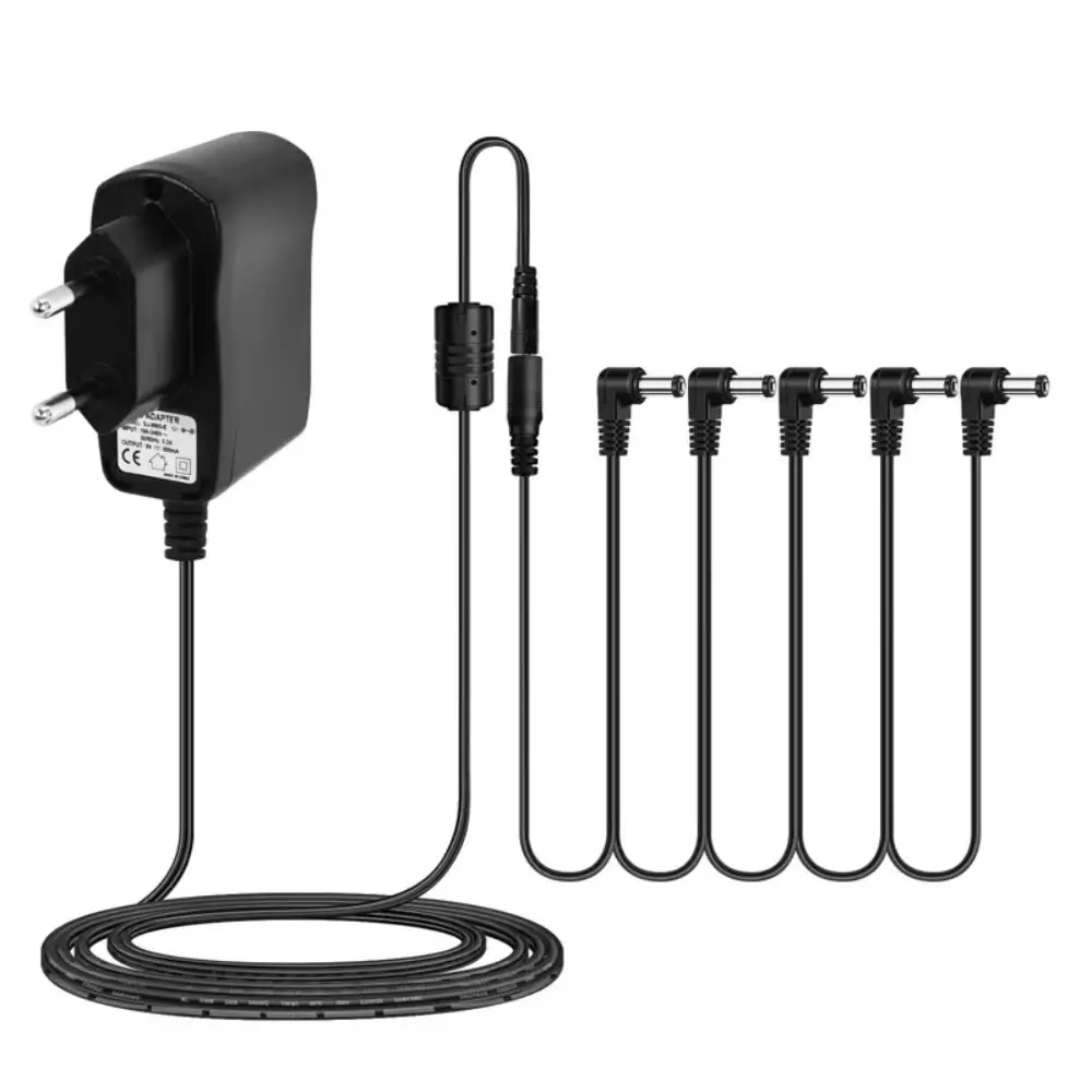 5 Way Electric Guitar Power Adapter AC DC Reinforced Guitar Pedal Power Supply Center Negative 9V 500mA Bass Power Adapter Wire
5 Way Electric Guitar Power Adapter AC DC Reinforced Guitar Pedal Power Supply Center Negative 9V 500mA Bass Power Adapter Wire