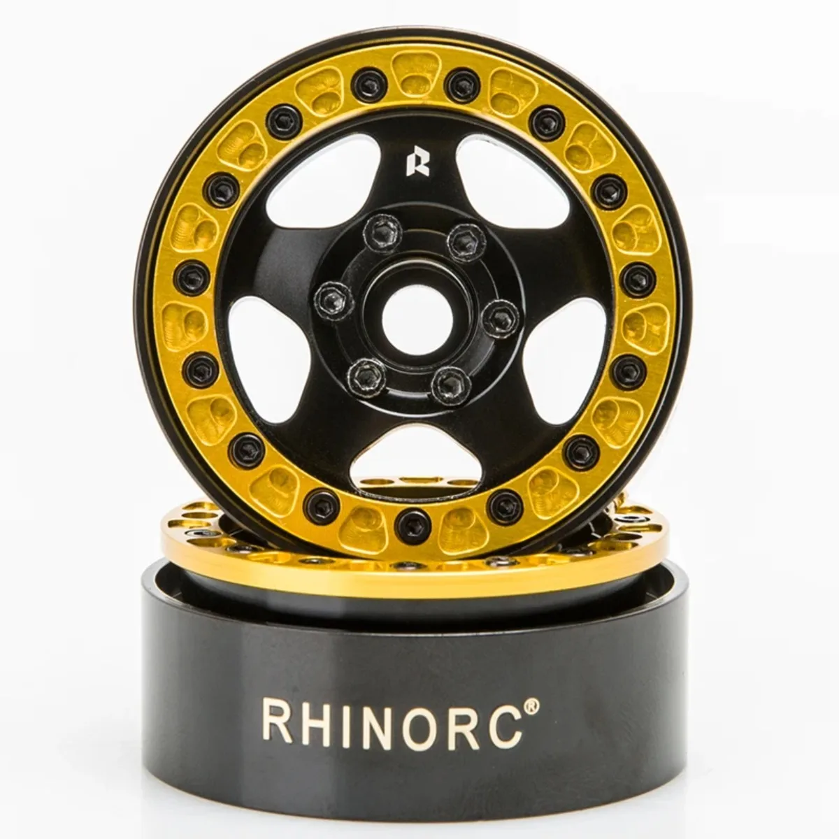 RhinoRC 24.5mm Narrow Beadlock Wheel Rim for RC Cars Trucks Buggies - Lightweight Aluminum Construction
RhinoRC 24.5mm Narrow Beadlock Wheel Rim for RC Cars Trucks Buggies - Lightweight Aluminum Construction