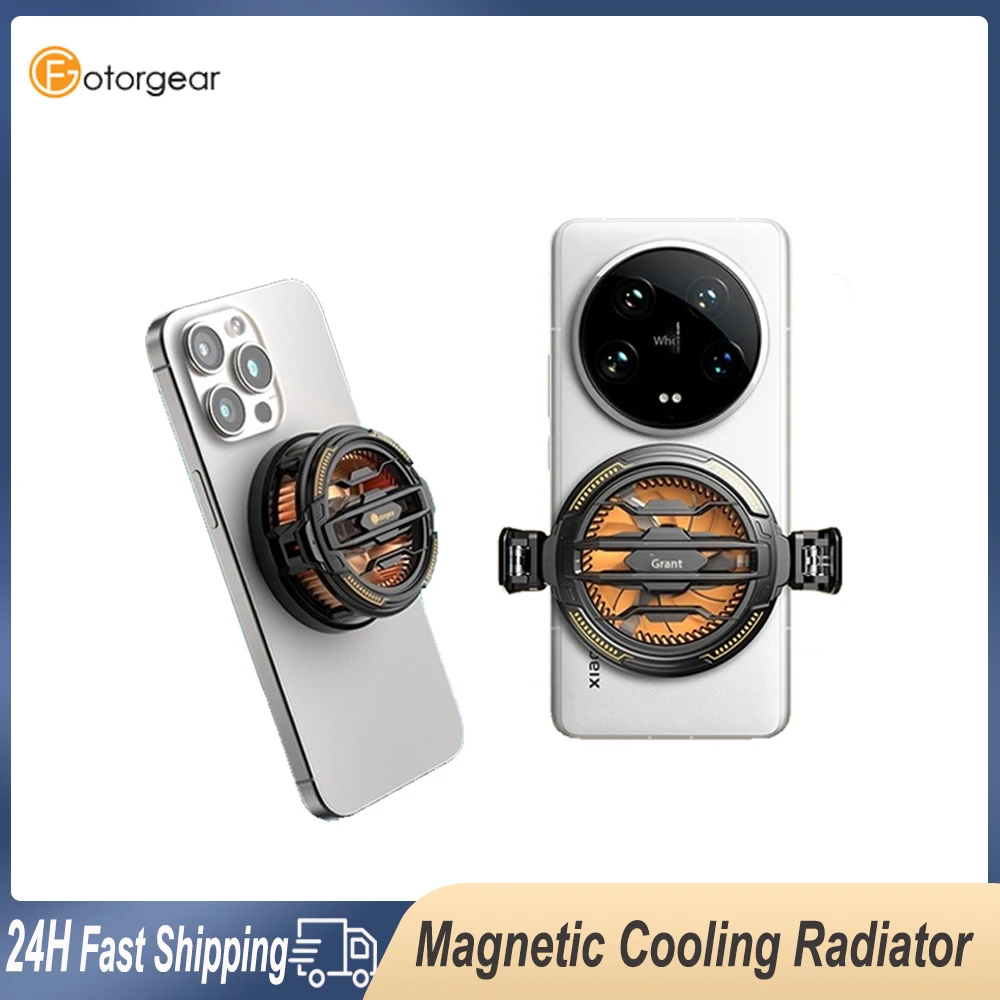 Fotorgear 15W Magnetic Mobile Phone Radiator Cooling Fan Cooler System Gaming Heat Dissipator wi Clip for iPhone SAMSUNG Android
Fotorgear 15W Magnetic Mobile Phone Radiator Cooling Fan Cooler System Gaming Heat Dissipator wi Clip for iPhone SAMSUNG Android