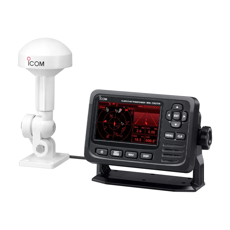 IC MA-510TR CLASS B VHF Marine Radio Transceiver ICOM AIS Transponder with Display and GPS Antenna AIS TRANSPONDER
IC MA-510TR CLASS B VHF Marine Radio Transceiver ICOM AIS Transponder with Display and GPS Antenna AIS TRANSPONDER