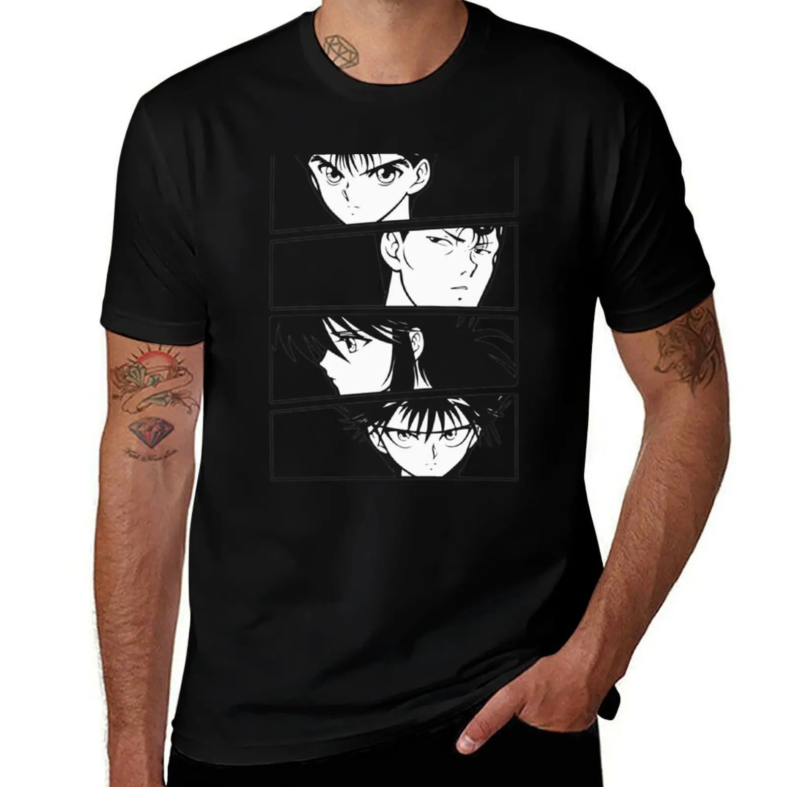 kuruma yusuke hiei kuwabara T-Shirt Fashion Casual Short Sleeve Top
kuruma yusuke hiei kuwabara T-Shirt Fashion Casual Short Sleeve Top