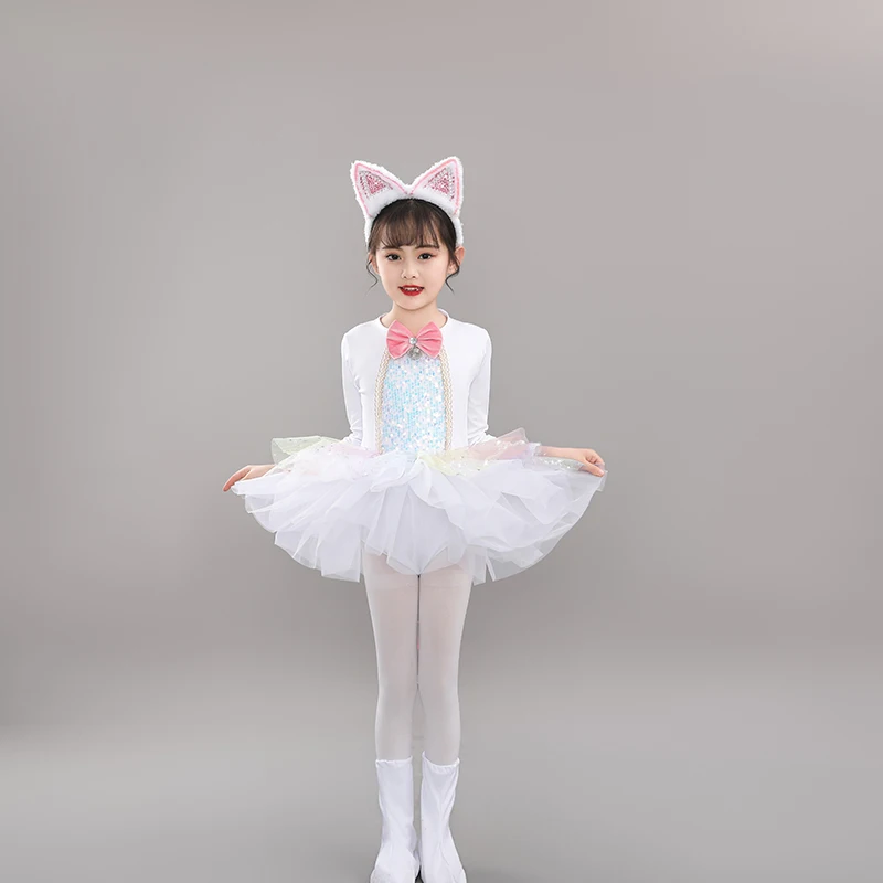 Children Long Sleeves Cat Contemporary Dance Wear Kids Short Sleeve Modern Dance Jazz Costumes For Girls Dance Costumes
Children Long Sleeves Cat Contemporary Dance Wear Kids Short Sleeve Modern Dance Jazz Costumes For Girls Dance Costumes