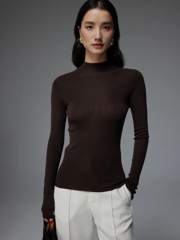 SOUL JUC Comfortable Fine Merino Wool 8 Needle Sl One-Piece f High Collar Thin Base Layer Wool Sweater for Women
SOUL JUC Comfortable Fine Merino Wool 8 Needle Sl One-Piece f High Collar Thin Base Layer Wool Sweater for Women