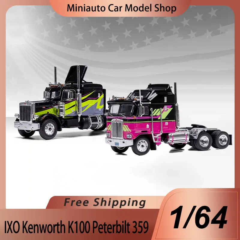 New In Stock Ixo 1:64 Kenworth K100 Aerodyne 1973 Peterbilt 359 Truck Tractor Alloy Miniature Diecast Model Truck Head Toys Gift
New In Stock Ixo 1:64 Kenworth K100 Aerodyne 1973 Peterbilt 359 Truck Tractor Alloy Miniature Diecast Model Truck Head Toys Gift