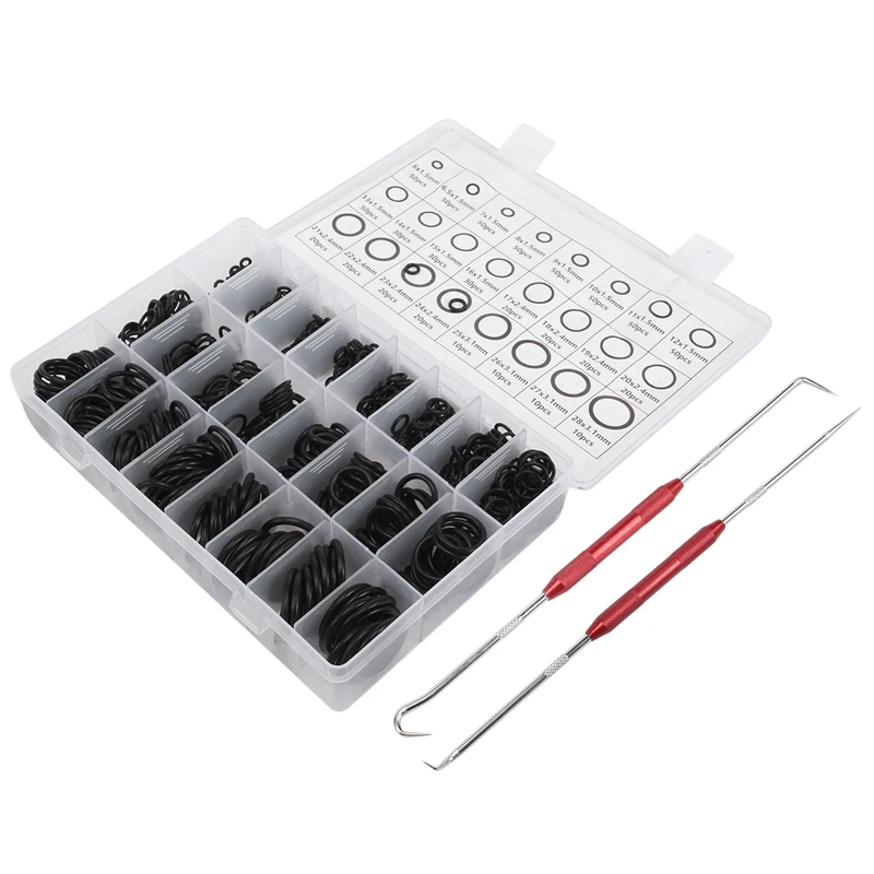 Promotion! Nitrile Rubber O Ring Set With Hook Tools NBR Seal Rings Gasket Oring Oil-Resistant Sealing O-Ring Kit
Promotion! Nitrile Rubber O Ring Set With Hook Tools NBR Seal Rings Gasket Oring Oil-Resistant Sealing O-Ring Kit
