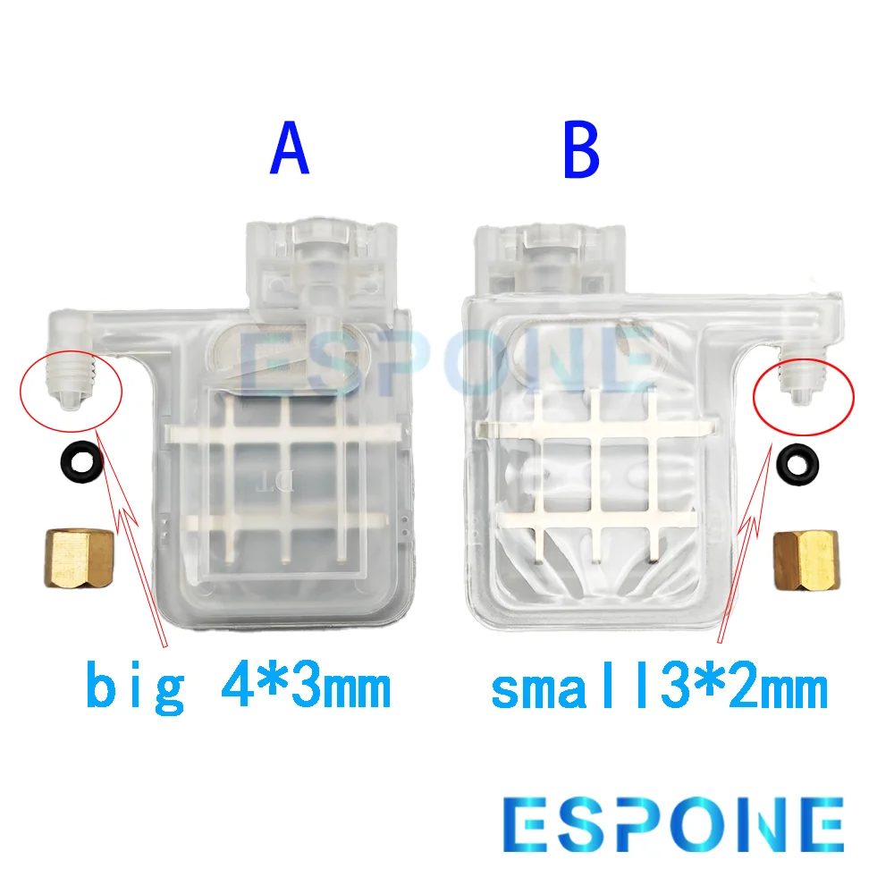 ESPONE 10 шт. Прозрачные квадратные чернильные демпферы с гайкой для печатающих головок EPSON DX5 XP600 4720 I1600 I3200
ESPONE 10 шт. Прозрачные квадратные чернильные демпферы с гайкой для печатающих головок EPSON DX5 XP600 4720 I1600 I3200