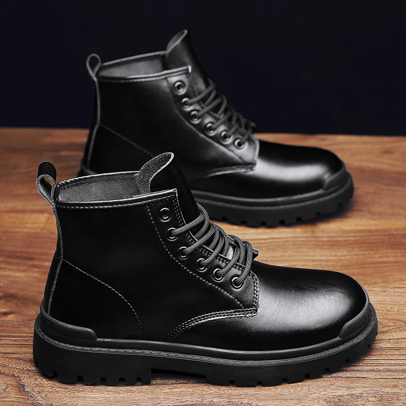 Boots men's high-top winter cotton shoes tooling boots snow boots couples leather boots fashion casual tide boots
Boots men's high-top winter cotton shoes tooling boots snow boots couples leather boots fashion casual tide boots
