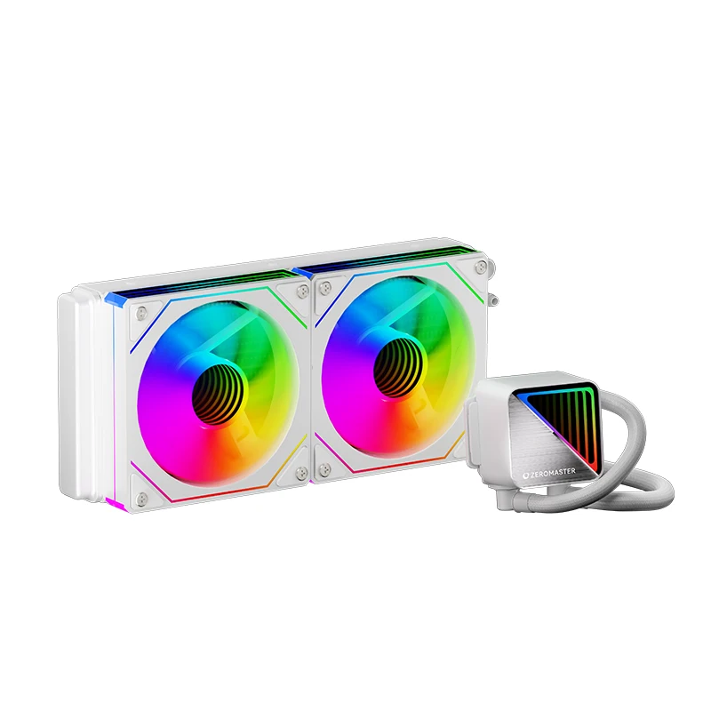 ZeroMaster 240 ARGB RGB жидкостный охладитель, корпус игрового компьютера, материал ПК, вентилятор, радиатор водяного охлаждения процессора, совместимый с AMD
ZeroMaster 240 ARGB RGB жидкостный охладитель, корпус игрового компьютера, материал ПК, вентилятор, радиатор водяного охлаждения процессора, совместимый с AMD
