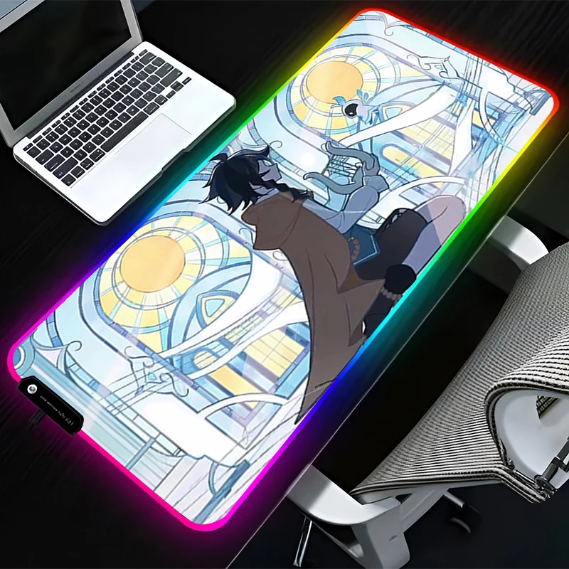 RGB LED Mouse Pad G-genshin Impact Venti Office Rubber Mousepad Computer Gaming Accessories Keyboard Pad Non Slip Desk Mouse Mat
RGB LED Mouse Pad G-genshin Impact Venti Office Rubber Mousepad Computer Gaming Accessories Keyboard Pad Non Slip Desk Mouse Mat