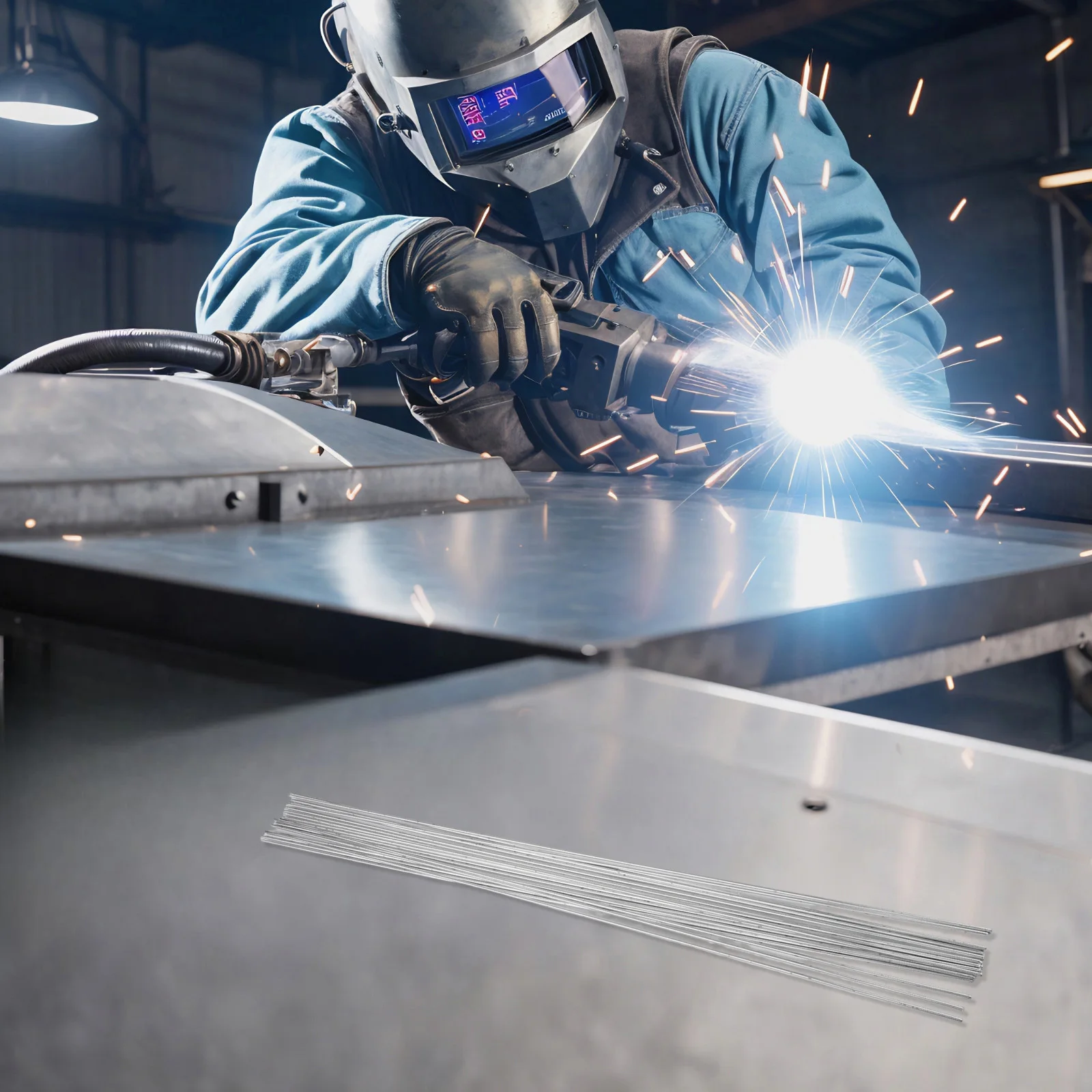 2*450mm Welding Rod 20pcs Aluminium Brazing Easy Fast Good Welding Effect Low Temperature New Pratical Duraable
2*450mm Welding Rod 20pcs Aluminium Brazing Easy Fast Good Welding Effect Low Temperature New Pratical Duraable