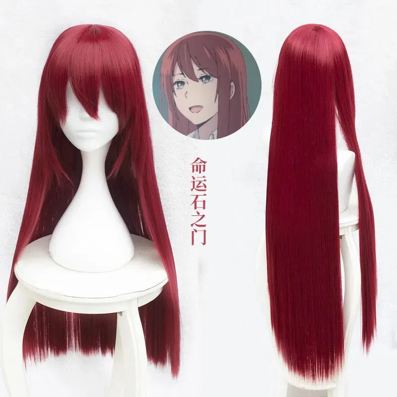 Steins Gate Makise Kurisu Christina Assistant Красный прямой длинный парик Косплей Парик
Steins Gate Makise Kurisu Christina Assistant Красный прямой длинный парик Косплей Парик