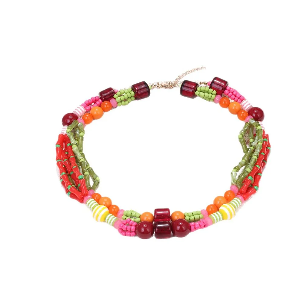 Ethnic Style Multilayer Bead Necklace Necklace Set Marine Organism Charms Fruit Necklace Jewelry Accessories Hip Hop
Ethnic Style Multilayer Bead Necklace Necklace Set Marine Organism Charms Fruit Necklace Jewelry Accessories Hip Hop