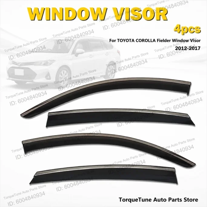 Direct Fit Premium Easy Installation Window Visor Wind Deflector For TOYOTA COROLLA Fielder 2012-2017 4PCS Rain Guard
Direct Fit Premium Easy Installation Window Visor Wind Deflector For TOYOTA COROLLA Fielder 2012-2017 4PCS Rain Guard