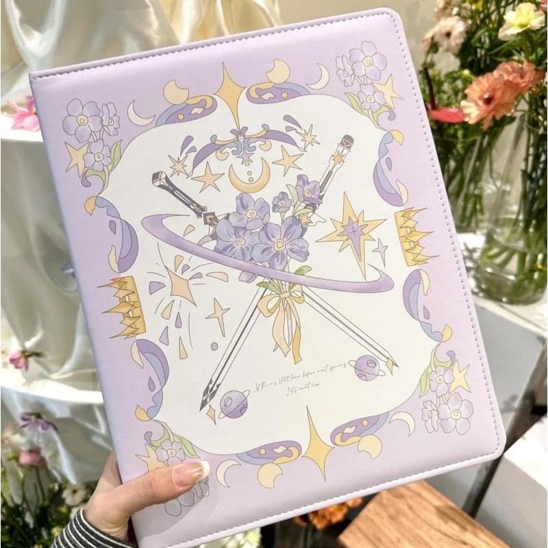 Purple Starry Blossom A5/A4 Binder Leather Card Collection Book Cards Instant Photos Memorabilia Photo Album Love And Deep Space
Purple Starry Blossom A5/A4 Binder Leather Card Collection Book Cards Instant Photos Memorabilia Photo Album Love And Deep Space