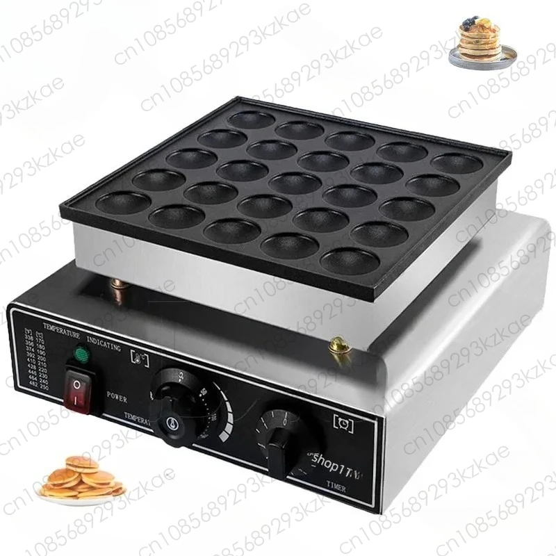 Pancake Machine 25 Holes Poffertjes Grill Mini Pancake Maker Non Stick 900W Dorayaki Griller
Pancake Machine 25 Holes Poffertjes Grill Mini Pancake Maker Non Stick 900W Dorayaki Griller