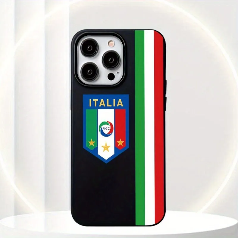 Mobile phone case: Italian flag badge pattern,new hot-selling mobile phone case, suitable for iPhone 17/16/15/14/13/12/11/series
Mobile phone case: Italian flag badge pattern,new hot-selling mobile phone case, suitable for iPhone 17/16/15/14/13/12/11/series