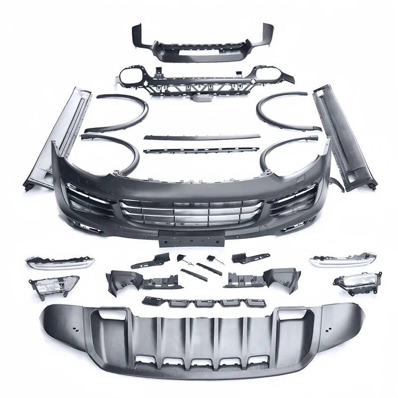 Suitable for Upgrading the Turbo Front Bumper Assembly and GTS Grille Daytime Running Lights of 15-17 Cayenne Models.
Suitable for Upgrading the Turbo Front Bumper Assembly and GTS Grille Daytime Running Lights of 15-17 Cayenne Models.