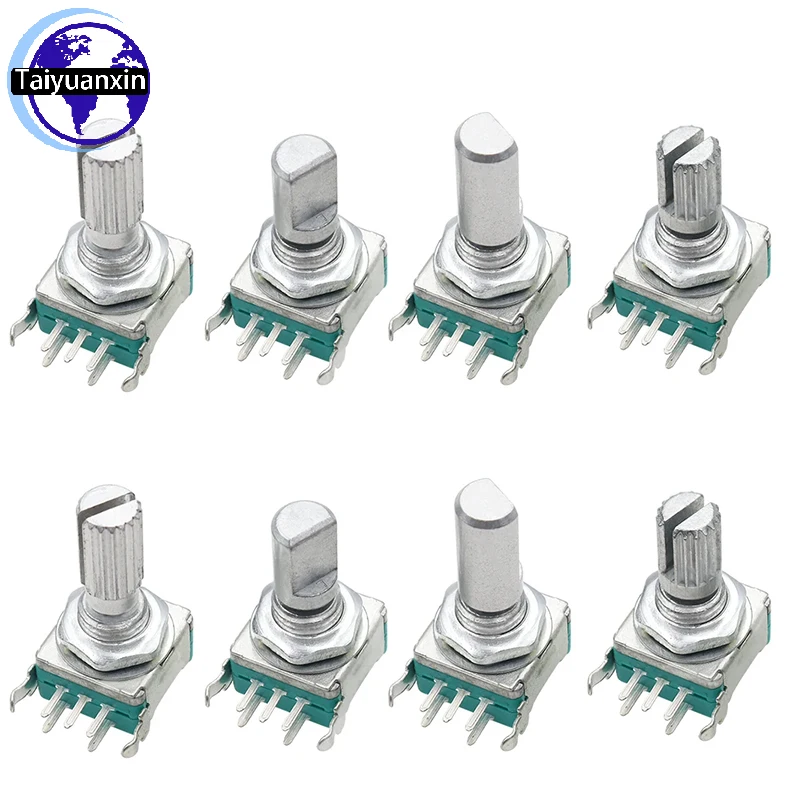 10PCS Right Angle EC11 360 Degree Rotary Encoder 5Pin 20 Positions Pulse Code Switch Handle 15/20MM Digital Potentiometer
10PCS Right Angle EC11 360 Degree Rotary Encoder 5Pin 20 Positions Pulse Code Switch Handle 15/20MM Digital Potentiometer