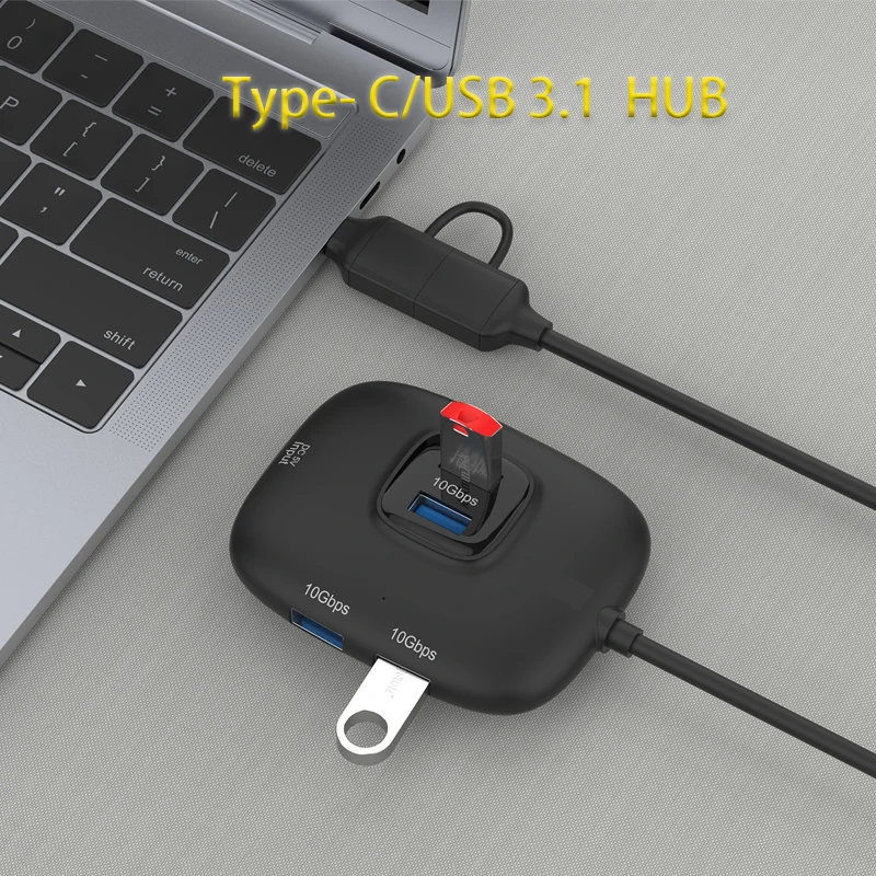 10Gbps Splitter Converter Game Hub Splitter Adapter Extension Cable Plug and Play PD charging Type- C/USB HUB docking station
10Gbps Splitter Converter Game Hub Splitter Adapter Extension Cable Plug and Play PD charging Type- C/USB HUB docking station
