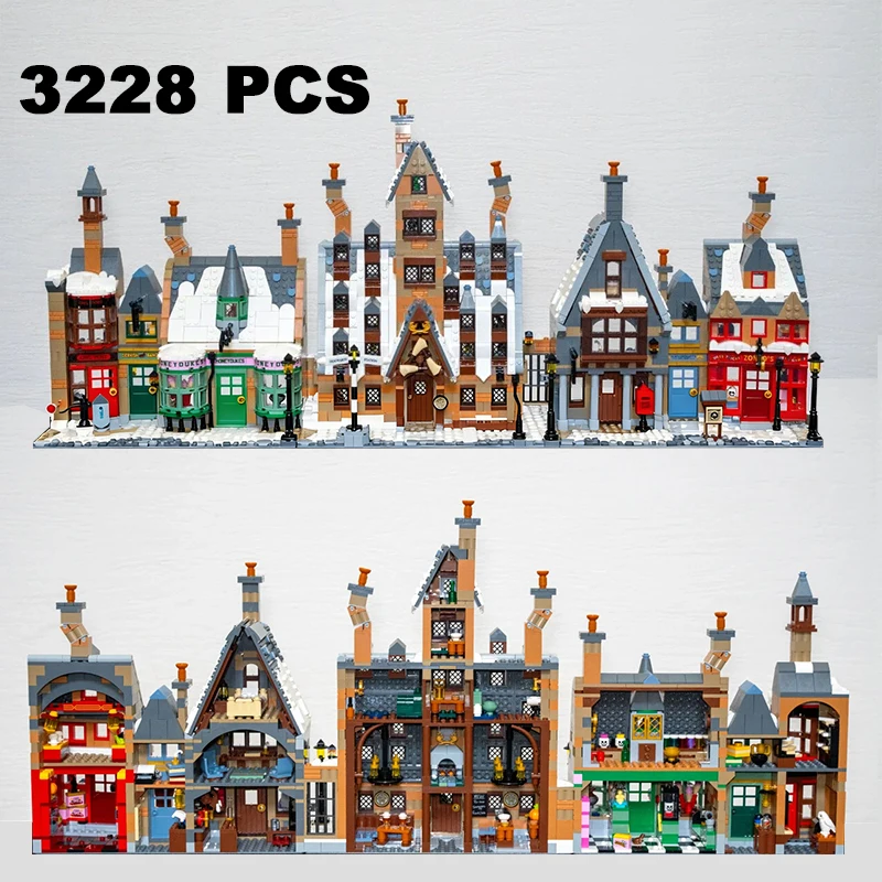 3228PCS Hogsmeade Village Street View Architecture Building Blocks With 12 Figures Assemble Bricks Toys Gifts For Children Adult
3228PCS Hogsmeade Village Street View Architecture Building Blocks With 12 Figures Assemble Bricks Toys Gifts For Children Adult