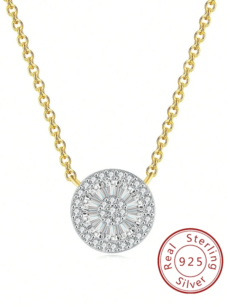 925 Sterling Silver Simple WaterDrop Square Love Round Zircon Necklace For Women Daily Wear Fashion High Quality Fine Jewelry
925 Sterling Silver Simple WaterDrop Square Love Round Zircon Necklace For Women Daily Wear Fashion High Quality Fine Jewelry
