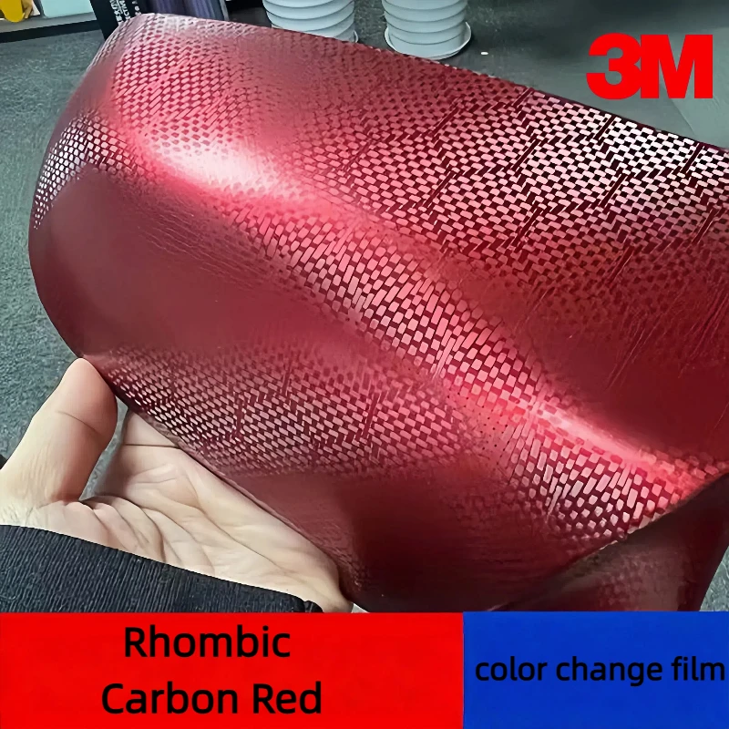 3M Matte red Carbon Fiber Color Changing Film Waterproof, anti-oil stains, anti-scratch, car color change paint protection film
3M Matte red Carbon Fiber Color Changing Film Waterproof, anti-oil stains, anti-scratch, car color change paint protection film