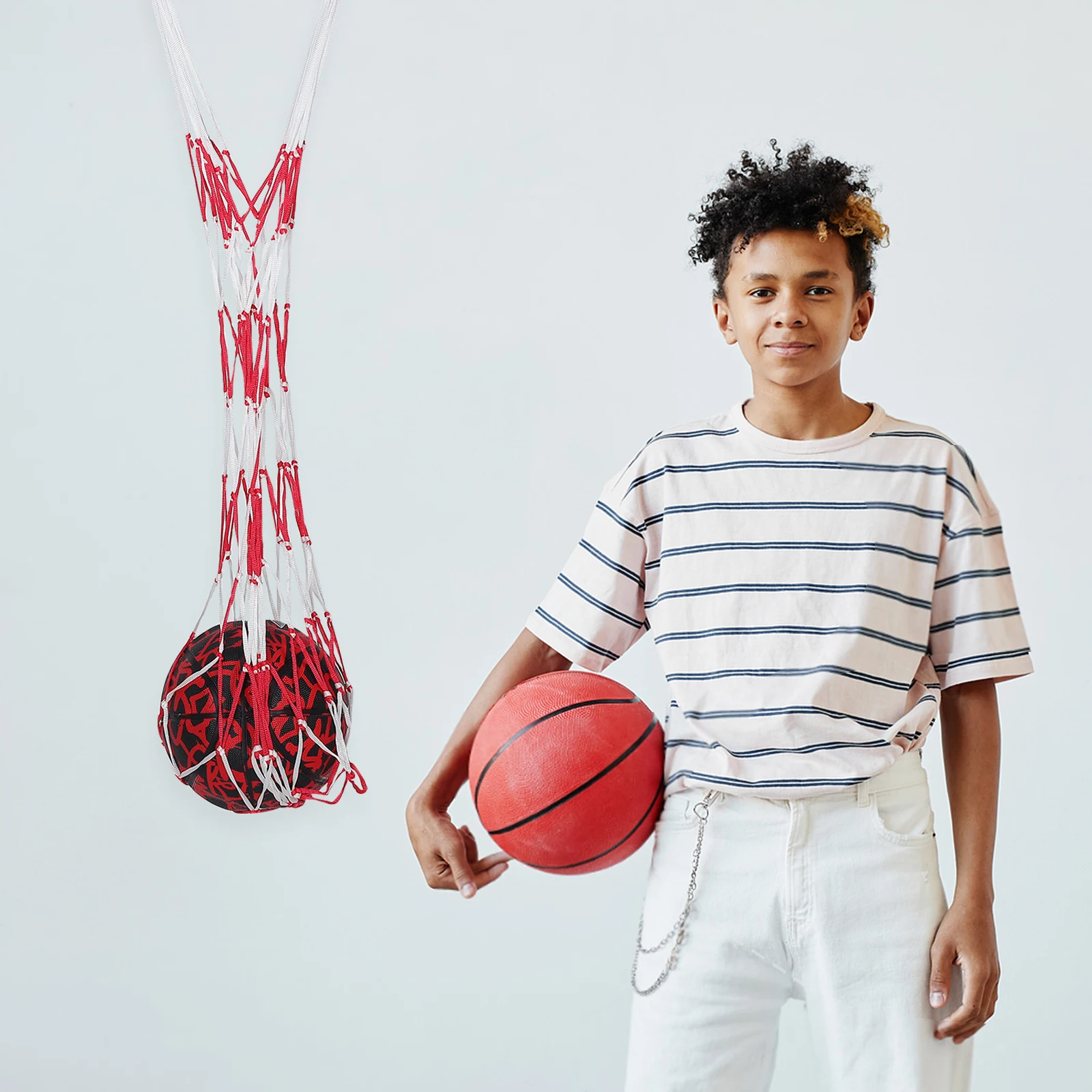1pcs Bag Large Capacity Basketball Football Mesh Storage ganizer Portable Container Sports Equipment Supply
1pcs Bag Large Capacity Basketball Football Mesh Storage ganizer Portable Container Sports Equipment Supply