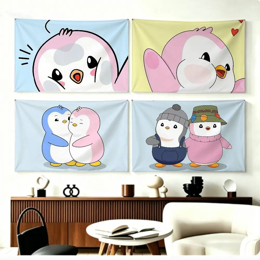P-Pudgy Penguin CUTE Flags Wall Hanging Background Art Banner for Bedroom Home Outdoor Decor
P-Pudgy Penguin CUTE Flags Wall Hanging Background Art Banner for Bedroom Home Outdoor Decor