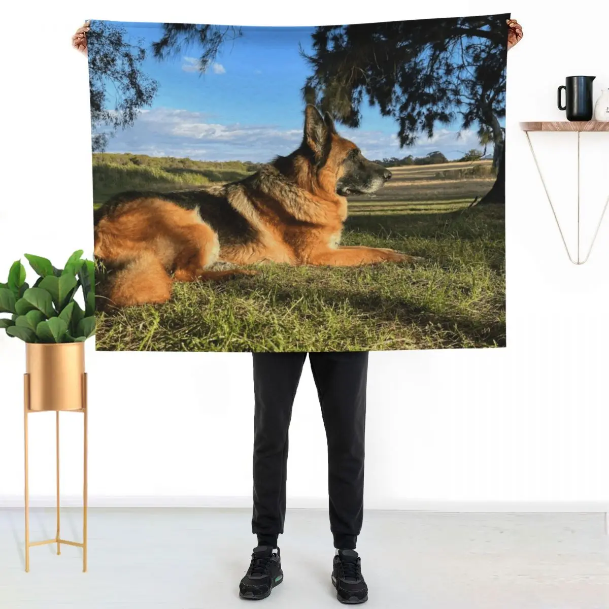 Shepherd in the Sun Throw Blanket Soft Cozy Blanket for Pet Kids Adults
Shepherd in the Sun Throw Blanket Soft Cozy Blanket for Pet Kids Adults