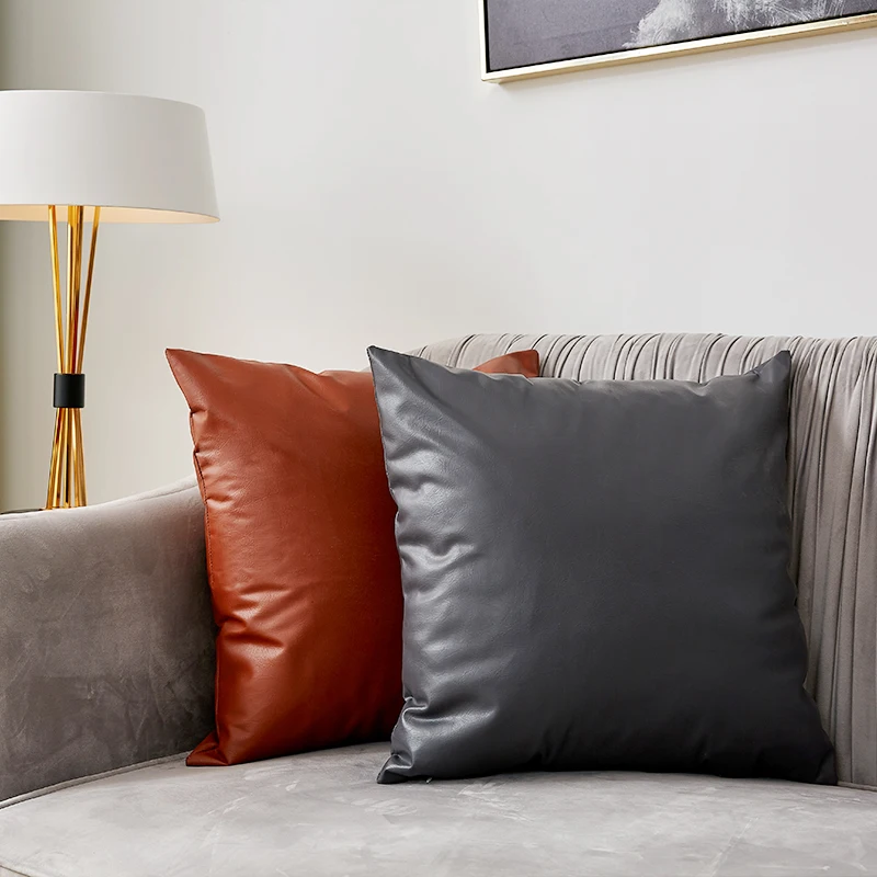 Maroon PU Cushion Covers 45x45cm Pillow Cover for Bedroom Living Room Couch Sofa Nordic Decorative Home Decor
Maroon PU Cushion Covers 45x45cm Pillow Cover for Bedroom Living Room Couch Sofa Nordic Decorative Home Decor