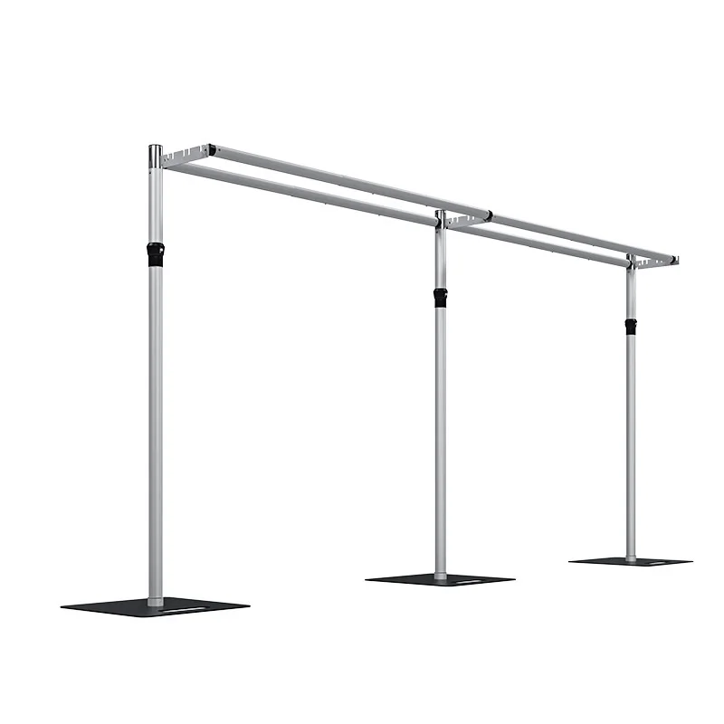 3X6M Double Crossbar Pipe&Drape Backdrop Stand Applicable To Centers for Wedding Curtain Decoration Portable Aluminum Pipe Kit
3X6M Double Crossbar Pipe&Drape Backdrop Stand Applicable To Centers for Wedding Curtain Decoration Portable Aluminum Pipe Kit