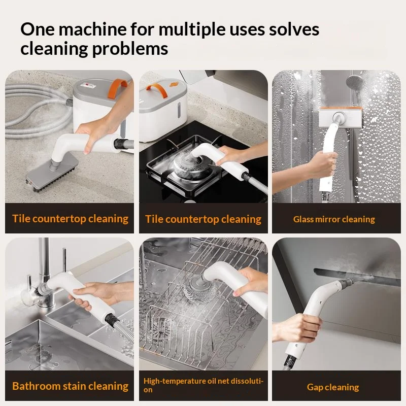 Handheld High Temperature Electric Steam Cleaner for Kitchen Hood Deep Cleaning And Sanitizing - New Model
Handheld High Temperature Electric Steam Cleaner for Kitchen Hood Deep Cleaning And Sanitizing - New Model