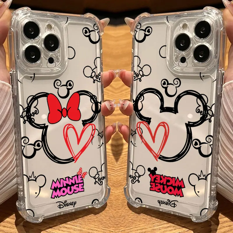 Minnie Mickey Mouse Clear Case For iPhone 17 16 15 14 13 12 11 Pro Max 16e 17e Air 13 15 Plus XS XR X 7 8 Shockproof Phone Cover
Minnie Mickey Mouse Clear Case For iPhone 17 16 15 14 13 12 11 Pro Max 16e 17e Air 13 15 Plus XS XR X 7 8 Shockproof Phone Cover