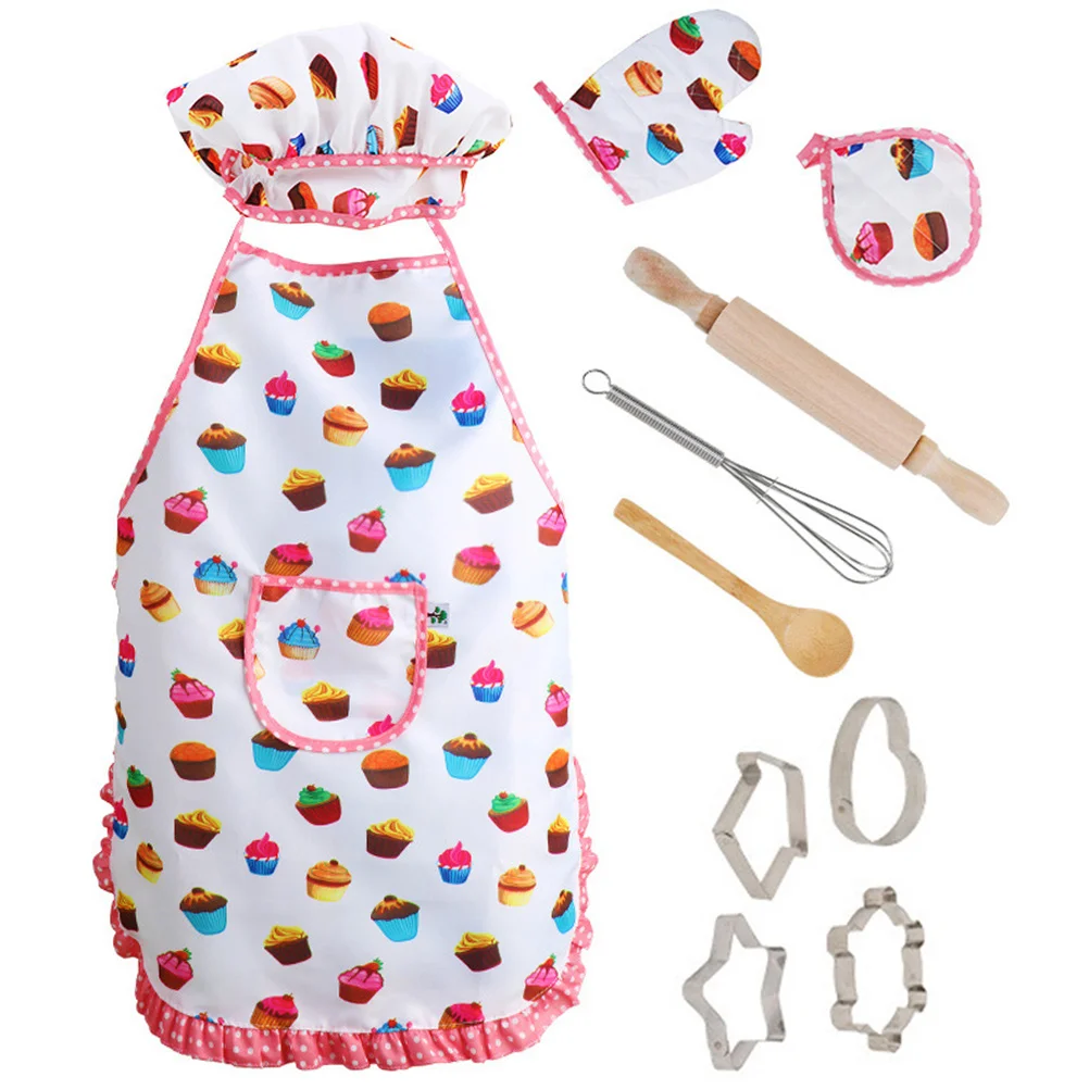1 Creative Chef Outfit for Kids Toddler Apron Hat Set Utensils Kitchen Toys Colorful Childrens Costume for Kids
1 Creative Chef Outfit for Kids Toddler Apron Hat Set Utensils Kitchen Toys Colorful Childrens Costume for Kids