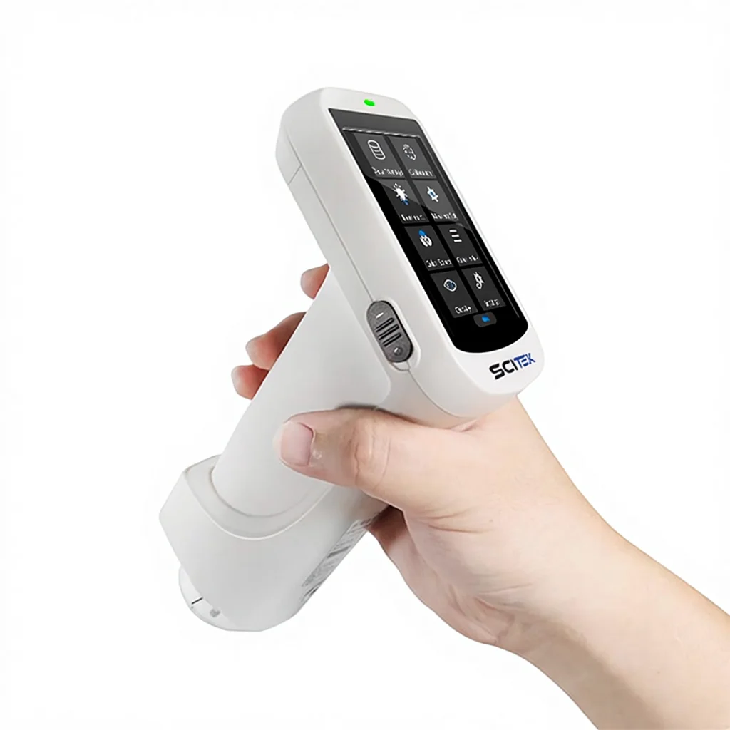 SCITEK Portable Spectrocolorimeter Flat Grating Mode Water Quality Tester 400-700nm Wavelength Range 0.01 Accuracy Dual Aperture
SCITEK Portable Spectrocolorimeter Flat Grating Mode Water Quality Tester 400-700nm Wavelength Range 0.01 Accuracy Dual Aperture