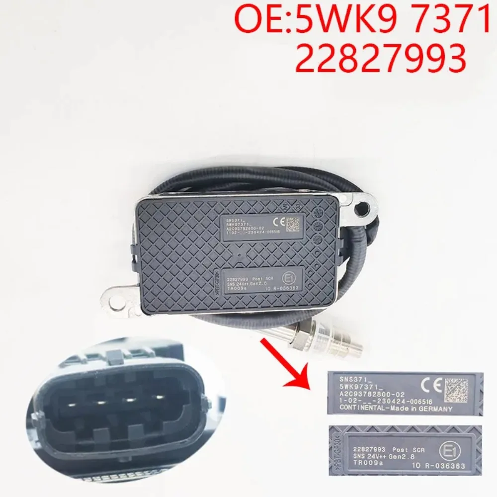 For 5WK97371 22827993 A2C93782800-02 NOX Sensor Nitrogen Oxygen Sensor Post SCR for VOLVO 
For 5WK97371 22827993 A2C93782800-02 NOX Sensor Nitrogen Oxygen Sensor Post SCR for VOLVO