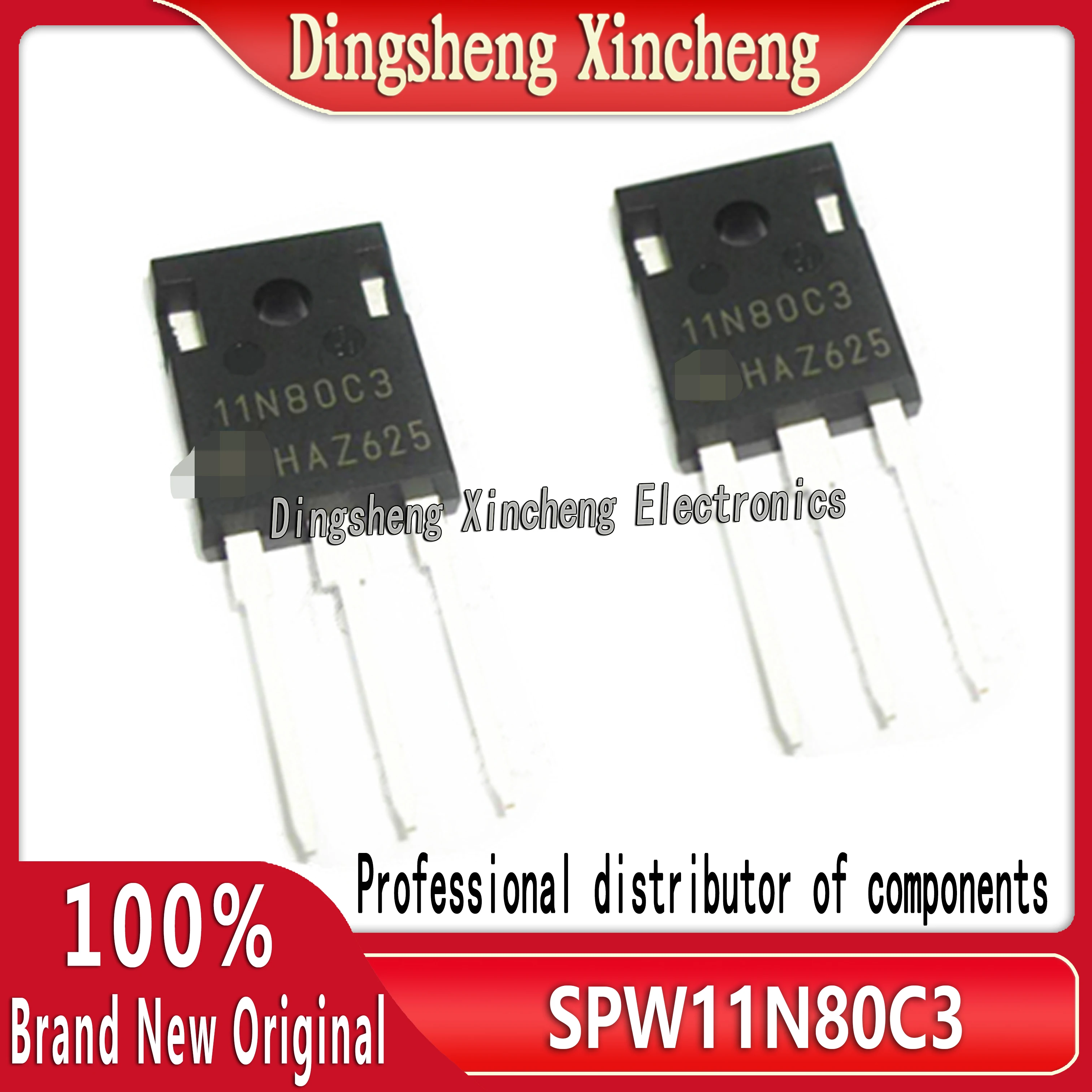Новый оригинальный сварочный аппарат 11N80C3 SPW11N80C3 TO-247, обычно используется с высокой мощностью
Новый оригинальный сварочный аппарат 11N80C3 SPW11N80C3 TO-247, обычно используется с высокой мощностью