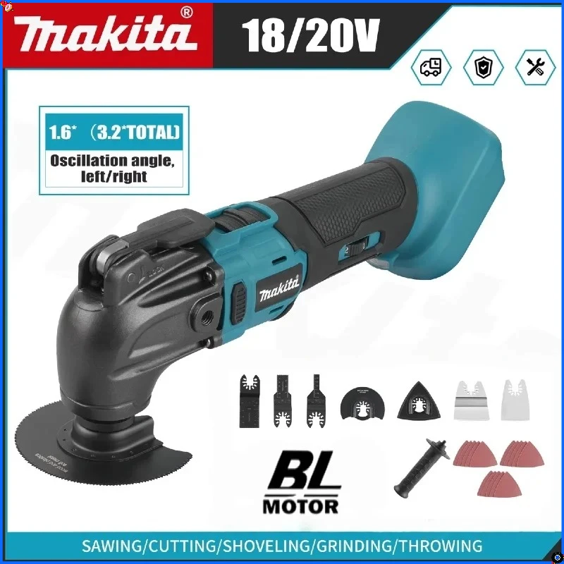 Makita Brushless Quick Release Oscillating Tool Multi-Functional Electric Trimmer Quick-Change Compatible Tool Fit Makita 18V
Makita Brushless Quick Release Oscillating Tool Multi-Functional Electric Trimmer Quick-Change Compatible Tool Fit Makita 18V